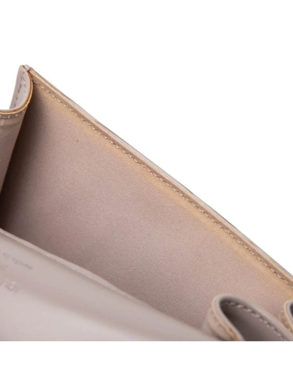 Louis Vuitton Epi Biarritz Shoulder Bag Gray Leather